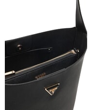 GUESS MERIDIAN 2 Bucket bag with pouch BLACK - Women’s Bags - 4