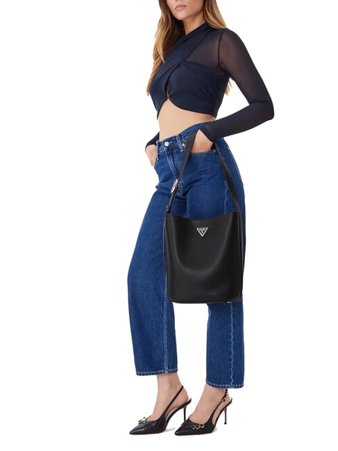 MERIDIAN 2 Bucket bag with pouch BLACK - Women’s Bags