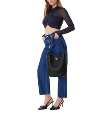 GUESS MERIDIAN 2 Bucket bag with pouch BLACK - Women’s Bags - 5