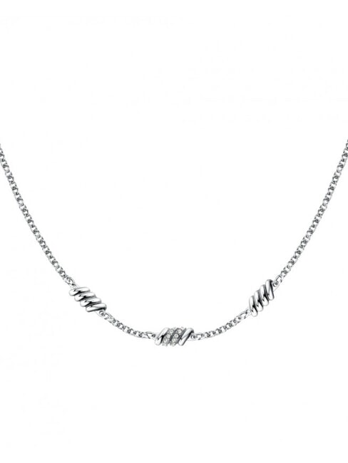 TORCHON 3 torchon necklace STEEL - Necklaces