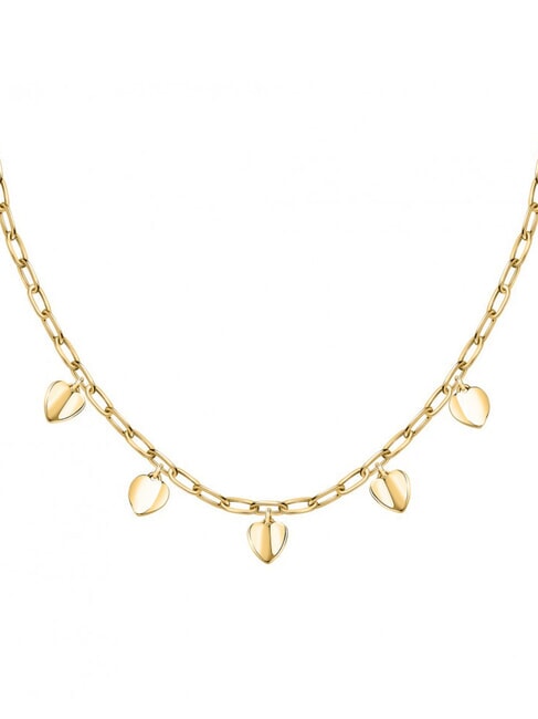 TALISMANI Necklace with 5 little hearts gold - Necklaces