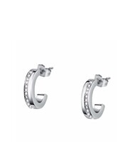 MORELLATO CREOLE Semi-circle earrings with crystals - Earrings