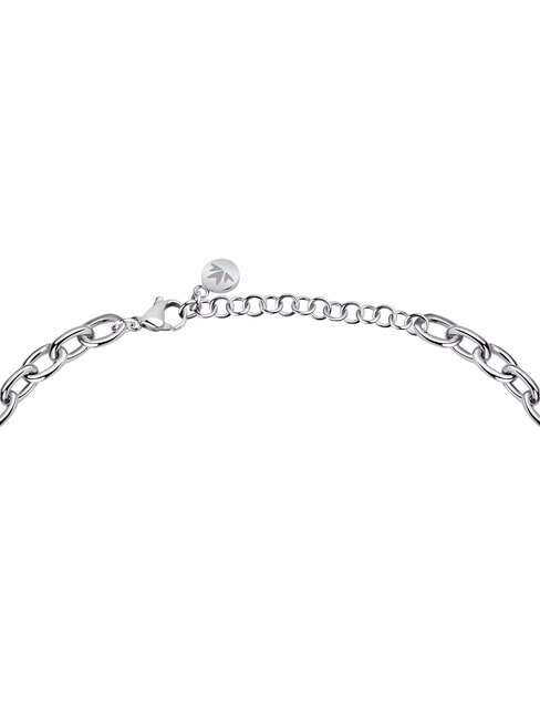 INCONTRI Necklace with heart and crystals STEEL - Necklaces