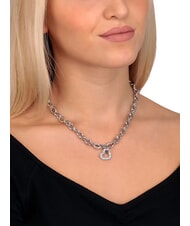 MORELLATO INCONTRI Necklace with heart and crystals STEEL - Necklaces - 4