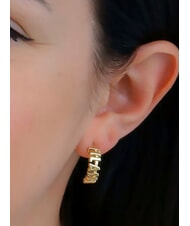 ALVIERO MARTINI PRIMA CLASSE 1CLASSE Silver logo earrings gold - Earrings - 2