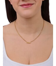 ALVIERO MARTINI PRIMA CLASSE MONTENAPO Silver necklace with logo gold - Necklaces - 3