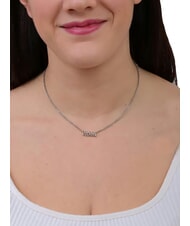 ALVIERO MARTINI PRIMA CLASSE MONTENAPO Silver necklace with logo steel - Necklaces - 3