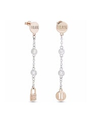 ALVIERO MARTINI PRIMA CLASSE RAMBLA Long silver earrings - Earrings