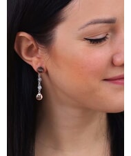 ALVIERO MARTINI PRIMA CLASSE RAMBLA Long silver earrings two tone - Earrings - 4