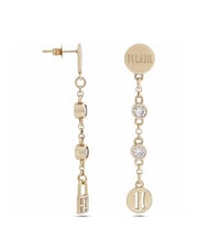 ALVIERO MARTINI PRIMA CLASSE RAMBLA Long silver earrings gold - Earrings - 3