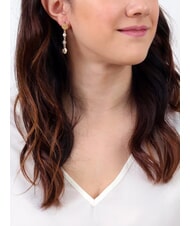 ALVIERO MARTINI PRIMA CLASSE RAMBLA Long silver earrings gold - Earrings - 5