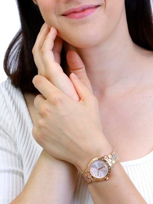 MOOREA Steel time-only watch rosš - Watches