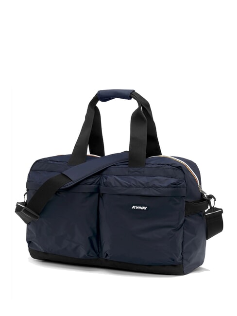 ARDELU Large duffel bag with shoulder strap blue depth - Duffle bags