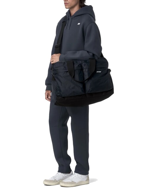 ARDELU Large duffel bag with shoulder strap blue depth - Duffle bags