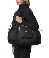 KWAY LE VRAI 4.0 JEANETTE Foldable shoulder tote bag black pure - Women’s Bags - 5