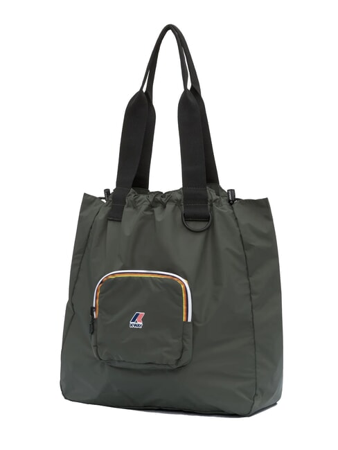 LE VRAI 4.0 VICTORINE Foldable shoulder shopping bag green blackish - Women’s Bags