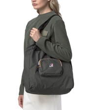KWAY LE VRAI 4.0 VICTORINE Foldable shoulder shopping bag green blackish - Women’s Bags - 5