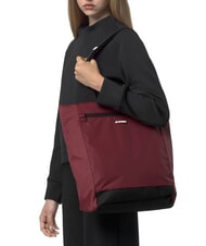 KWAY ELLIANT Shopping bag with pocket red syrah - Women&rsquo;s Bags - 4