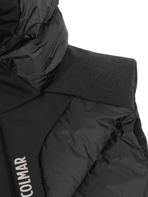 SCI MAGNETIC Padded vest with hood black - Sleeveless jackets for men