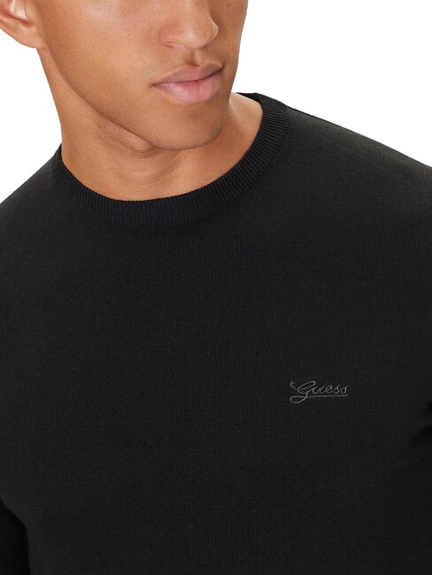 DANIEL Crew neck sweater jetbla - Men's Sweaters