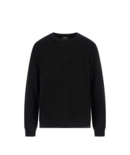 GUESS 3D LOGO Crew neck sweater jetbla - Men's Sweaters - 4