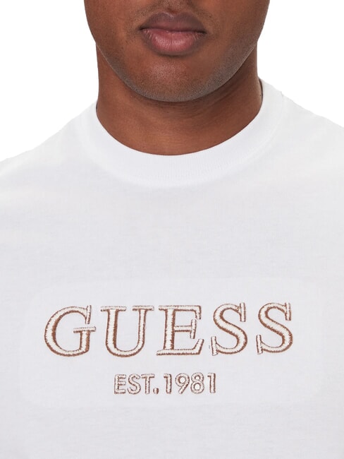 EMBROIDERY Cotton T-Shirt purwhite - T-shirt