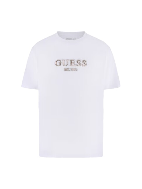 EMBROIDERY Cotton T-Shirt purwhite - T-shirt