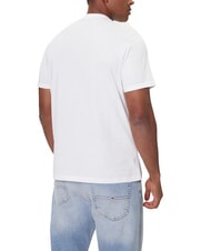 GUESS EMBROIDERY Cotton T-Shirt purwhite - T-shirt - 2