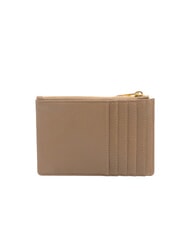 BIASIA EDA Flat leather card holder with zip - Women’s Wallets