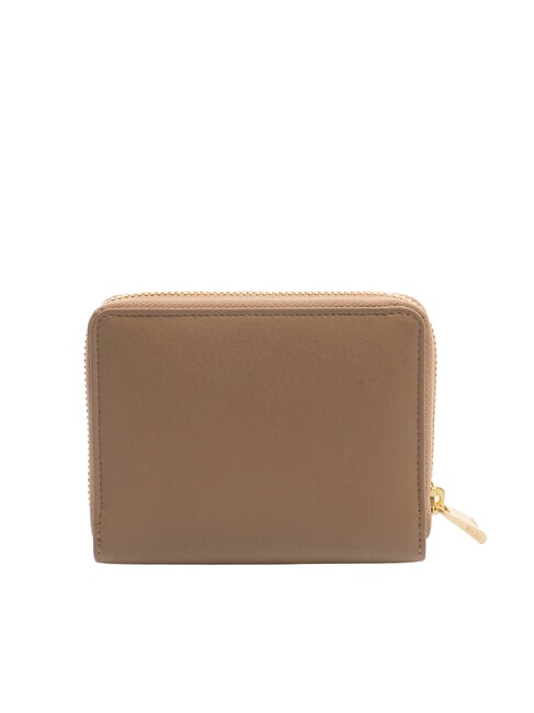 EDA Medium zip-around leather wallet taupe - Women’s Wallets
