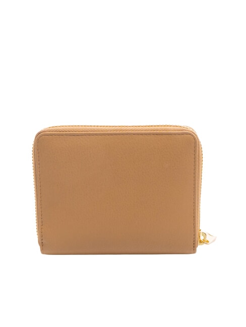 EDA Medium zip-around leather wallet camel - Women’s Wallets