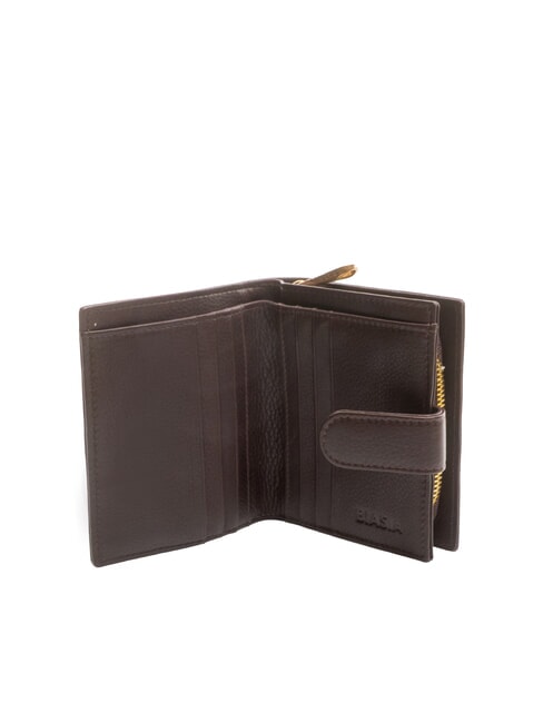 EDA Compact leather wallet prune - Women’s Wallets