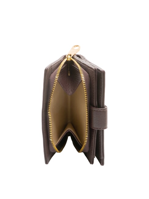 EDA Compact leather wallet prune - Women’s Wallets