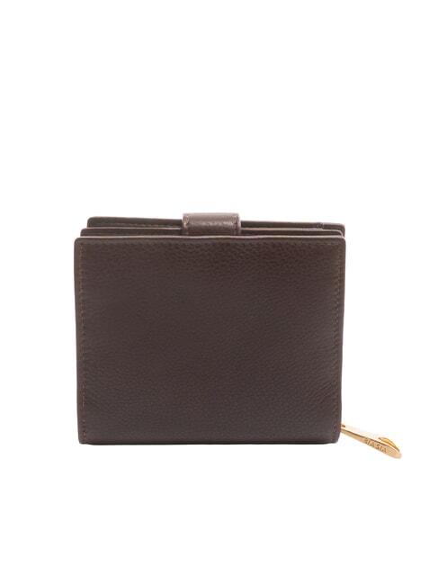 EDA Compact leather wallet prune - Women’s Wallets