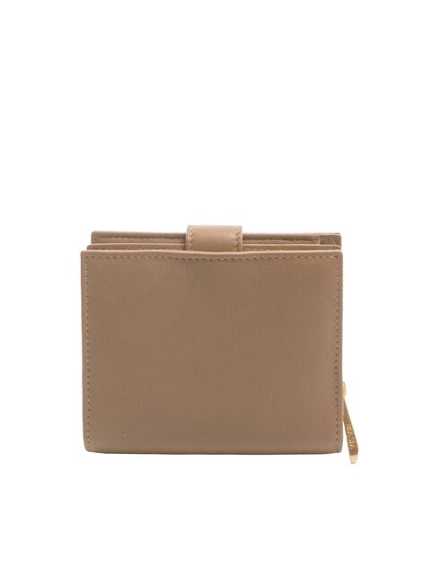 EDA Compact leather wallet taupe - Women’s Wallets