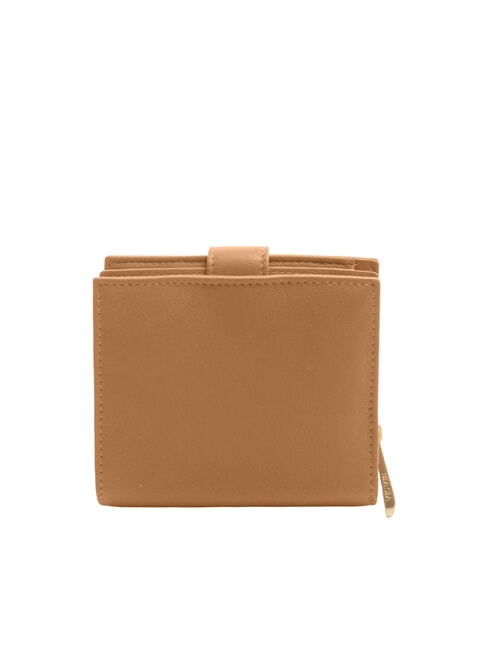 EDA Compact leather wallet camel - Women’s Wallets