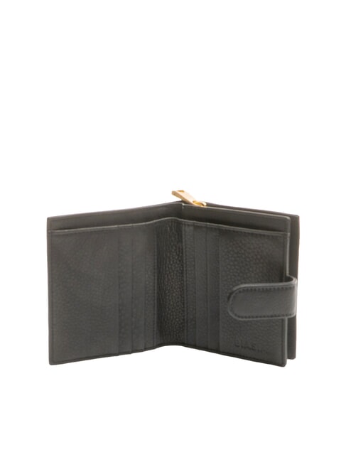 EDA Compact leather wallet black - Women’s Wallets