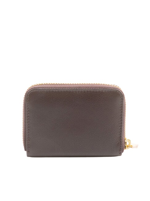 EDA Small zip-around leather wallet prune - Women’s Wallets