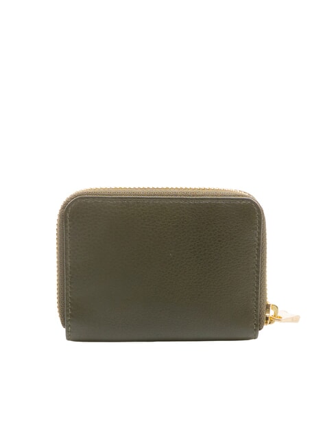 EDA Small zip-around leather wallet moss - Women’s Wallets