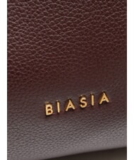 FRANCESCO BIASIA WEAVE SMALL Shoulder bag, with shoulder strap prune - Women’s Bags - 4