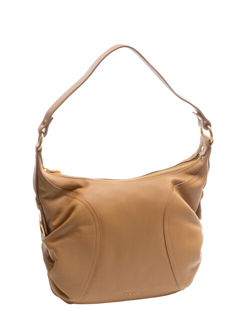 WEAVE Leather hobo bag camel - Women’s Bags