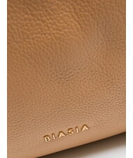 BIASIA WEAVE Leather hobo bag camel - Women’s Bags - 3