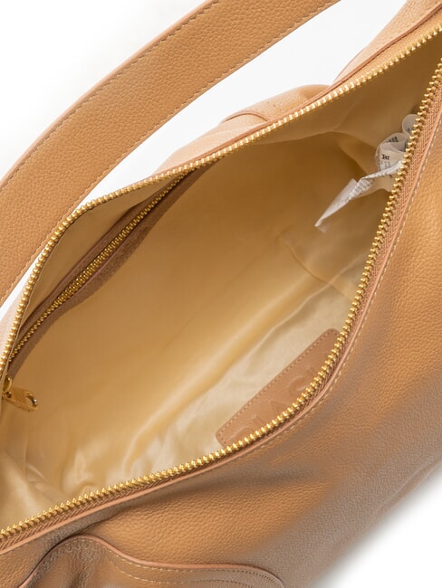 WEAVE Leather hobo bag camel - Women’s Bags