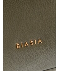 BIASIA NOVEAU Leather shoulder bag with shoulder strap moss - Women’s Bags - 4