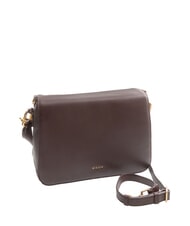 BIASIA NOVEAU Leather shoulder bag with flap prune - Women&rsquo;s Bags - 2