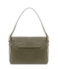 BIASIA NOVEAU Leather shoulder bag with flap moss - Women’s Bags - 3