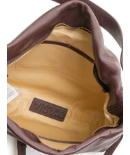 BIASIA NOVEAU Leather satchel bag with shoulder strap prune - Women&rsquo;s Bags - 5