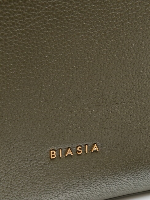 NOVEAU Leather satchel bag with shoulder strap moss - Women&rsquo;s Bags