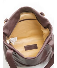 BIASIA NOVEAU Leather shoulder bag prune - Women’s Bags - 5