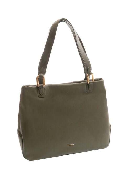 NOVEAU Leather shoulder bag moss - Women’s Bags